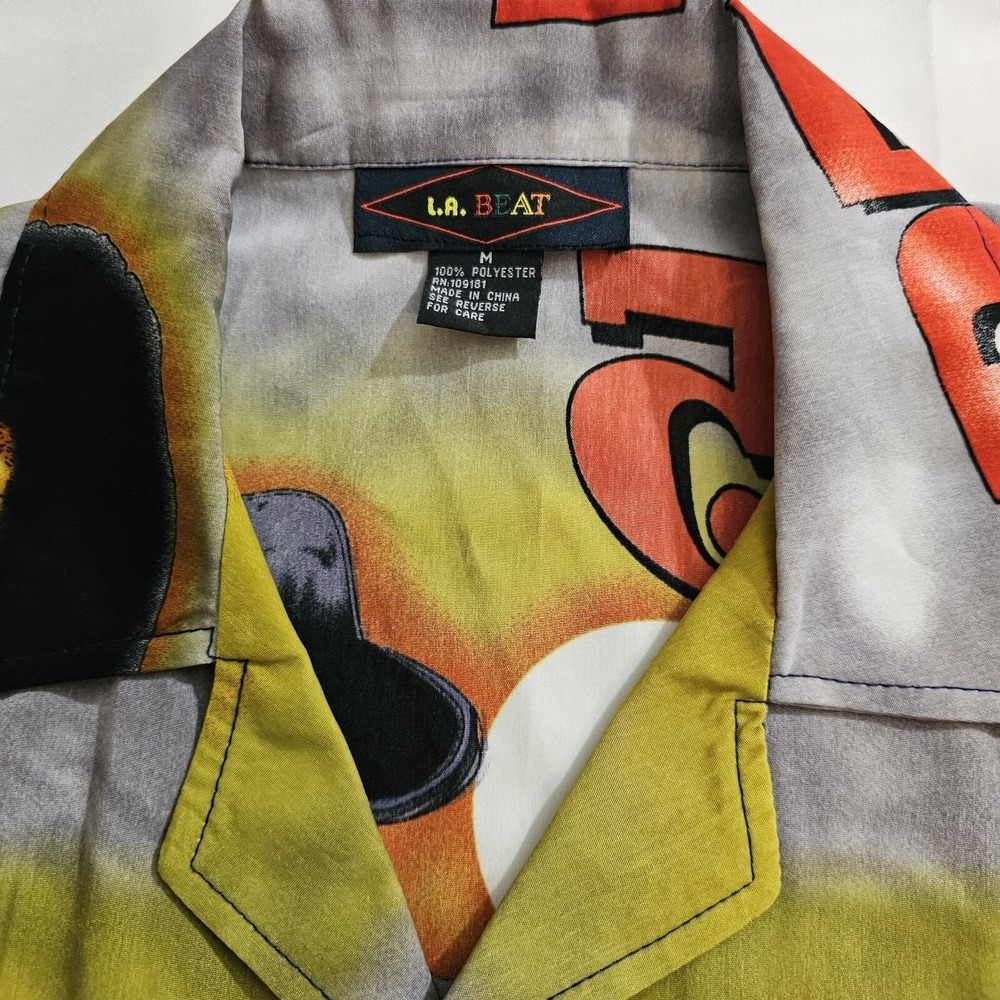 NEW The Hustler Las Vegas Button Shirt Mens M (fits like L) - Picture 4 of 6